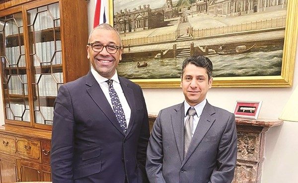 وزير الدولة البريطاني لشؤون الشرق الأوسط وشمال أفريقيا في مقابلة مع وكالة الأنباء الكويتية