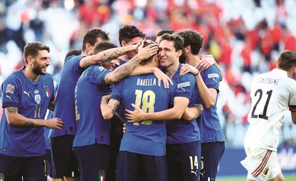 إيطاليا تقهر بلجيكا وتنتزع برونزية دوري الأمم