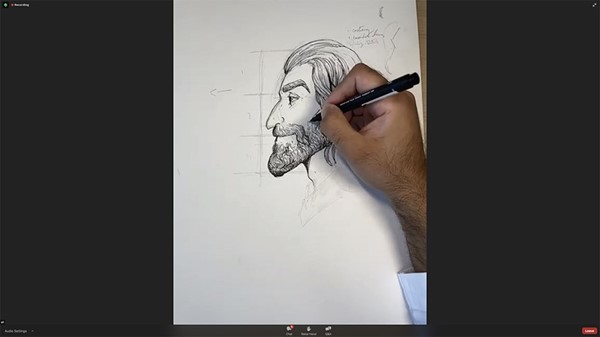 رسم الوجوه