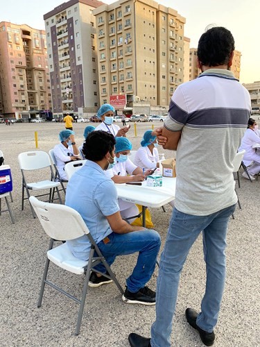 حملة التطعيم الميداني انتقلت إلى حولي