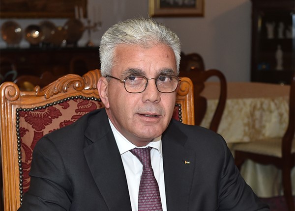 السفير الفلسطيني لدى البلاد رامي طهبوب