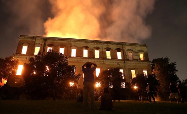 انطلاق أعمال إعادة بناء المتحف الوطني في ريو دي جانيرو بعد حريق أتى عليه عام 2018