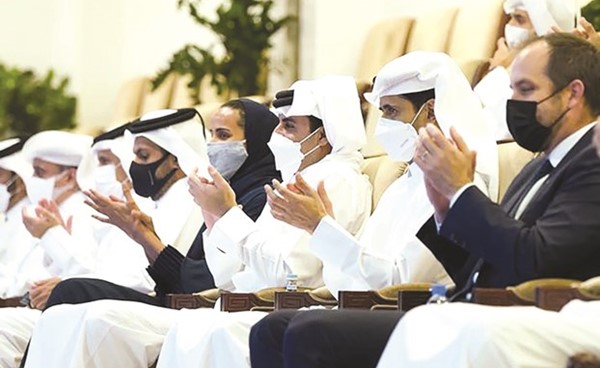 أمير دولة قطر يشهد افتتاح بطولة العالم للبادل