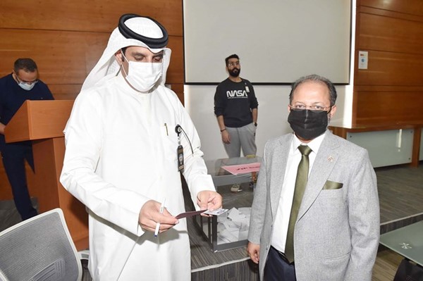 د.أحمد العنزي خلال الانتخابات