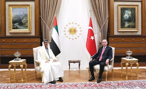 محمد بن زايد وأردوغان يشهدان توقيع مذكرات تفاهم في أنقرة والإمارات تؤسس صندوقاً بـ 10 مليارات دولار للاستثمار في تركيا