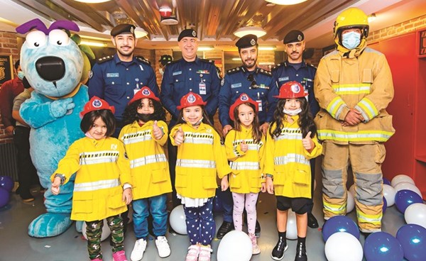 الأطفال استمتعوا واستفادوا بمحاكاة رجال الإطفاء