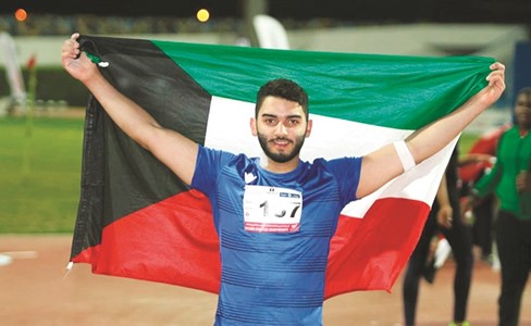الكويت تفوز ببرونزية «التتابع» في البطولة العربية