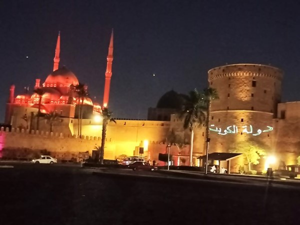 قلعة صلاح الدين الأيوبي بمناسبة الاحتفال
