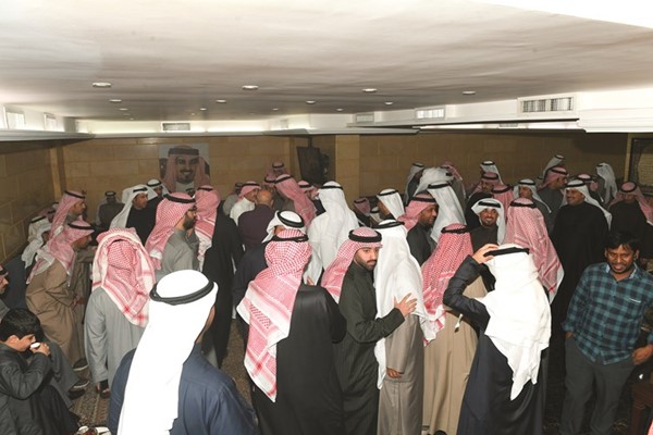 جانب من الحضور في ديوان بوصليب