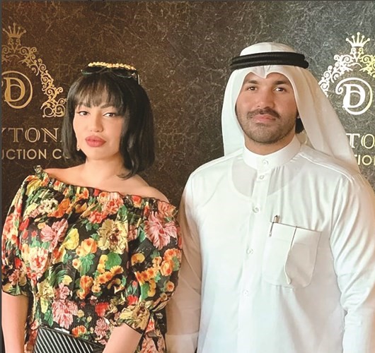 فوز الشطي مع المنتج عبدالله السيف