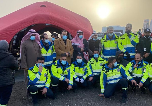 وزير الصحة يتفقد "منتسبي الطوارئ" الطبية في "شامل7"