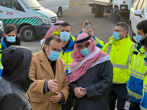 وزير الصحة يتفقد "منتسبي الطوارئ" الطبية في "شامل7"