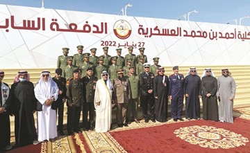 تخرّج 14 ضابطاً كويتياً في كلية عسكرية قطرية