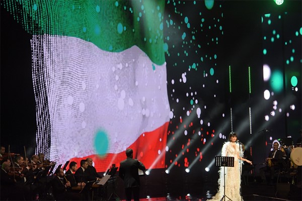 «سمراء قرطاج» أميمة طالب و«السوبر ستار» راغب علامة.. ليلة لا تنسى في «جابر الثقافي»
