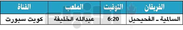 السالمية والفحيحيل.. صراع على «الثالث»