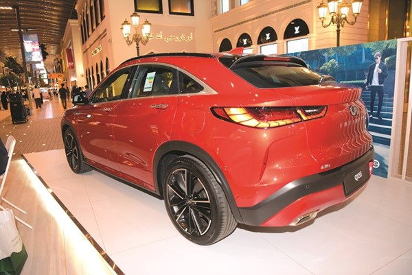 «إنفينيتي البابطين» تطلق «QX55» الجديدة كلياً