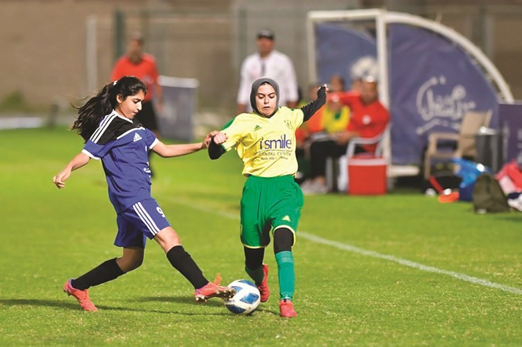 جانب من مواجهات الجولة السابعة لدوري الشابات لكرة القدم