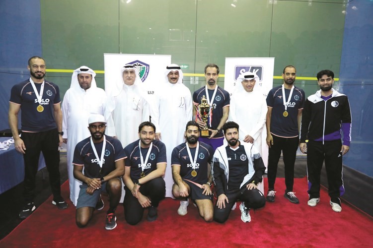 «قوة الإطفاء» بطلاً لكأس تفوق اسكواش الوزارات