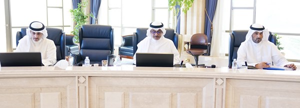 رئيس جهاز متابعة الأداء الحكومي الشيخ أحمد مشعل الأحمد وقياديو الجهاز