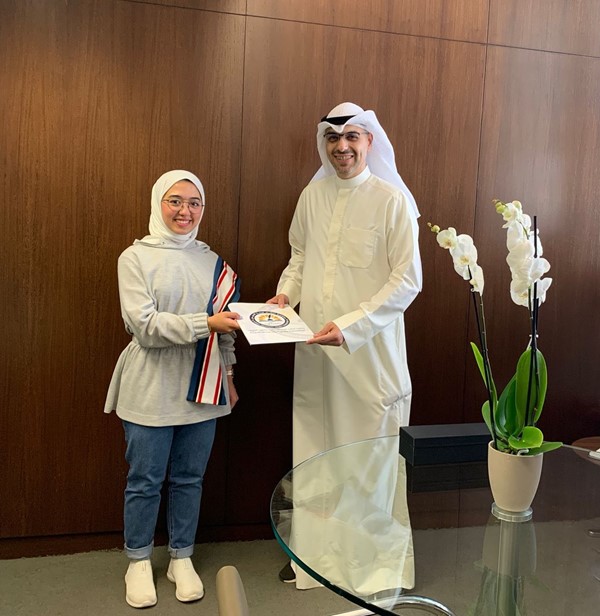 الطالبة سارة الشطي لـ"الأنباء": بادروا بالتغيير وحافظوا على نظافة جامعتكم وبلدكم