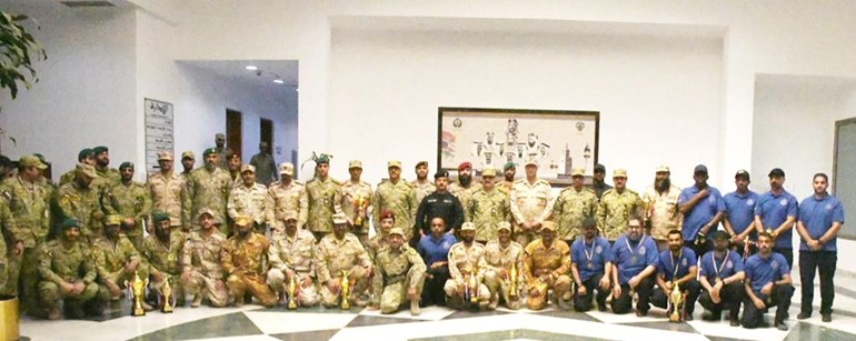 الحرس الوطني اختتم البطولة العسكرية المشتركة للرماية