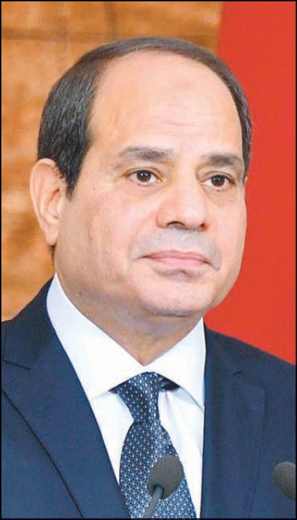  الرئيس المصري عبدالفتاح السيسي 