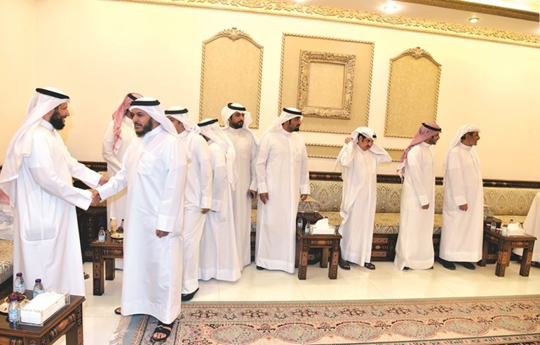 جانب من استقبال فايز الجمهور