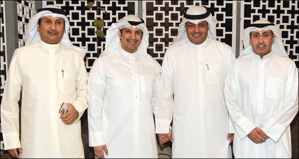  عبدالرحمن أبا الغنايم وعيد الرشيدي وخالد الهبيدة وبعض المباركين