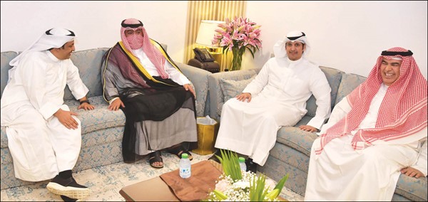  الشيخ ثامر العلي وكليب وعبدالرحمن أبا الغنايم ومحمد الزعبي