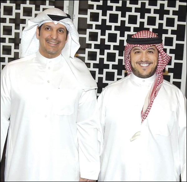  الشيخ محمد الاحمد الخالد وعبدالرحمن أبا الغنايم