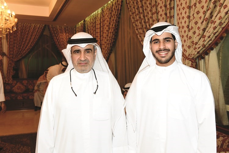 الإعلامي محمد البرجس ونجله عبدالمحسن البرجس