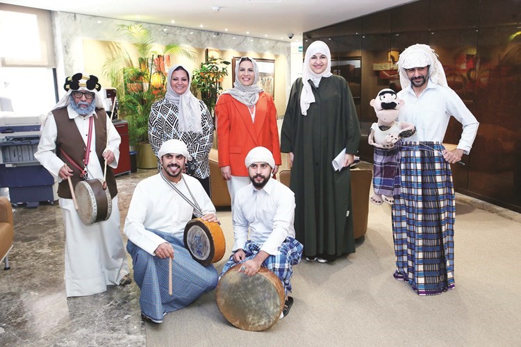 جهاد الحميضي ولمياء الطبطبائي ومريم المضف في قرقيعان المتحد