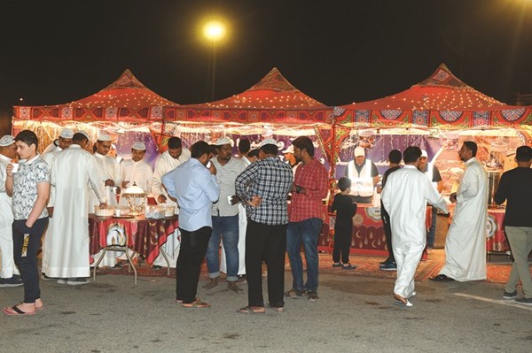 توفير المشروبات والضيافة اللازمة لرواد المسجد