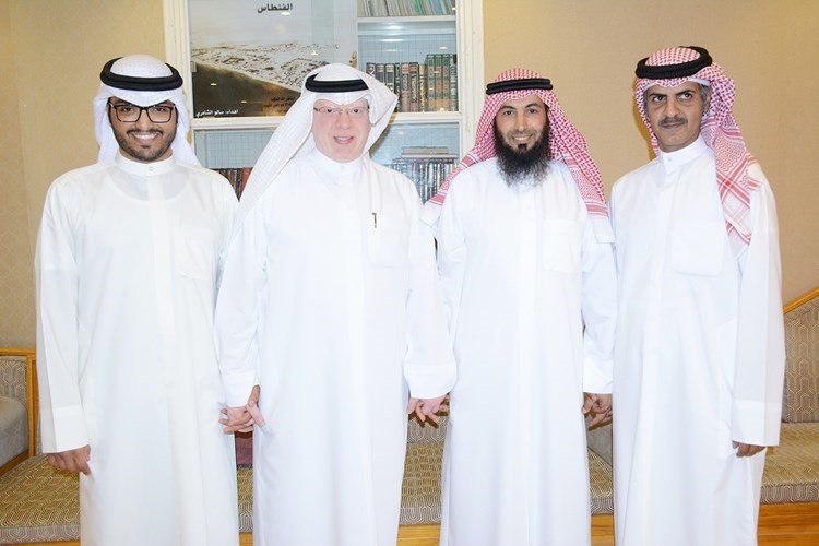 سعود الحرفان مع أحمد البديح وعبدالله البديح وقتيبة البديح