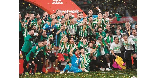 Betis is the cup champion and Pellegrini deservedly crowned