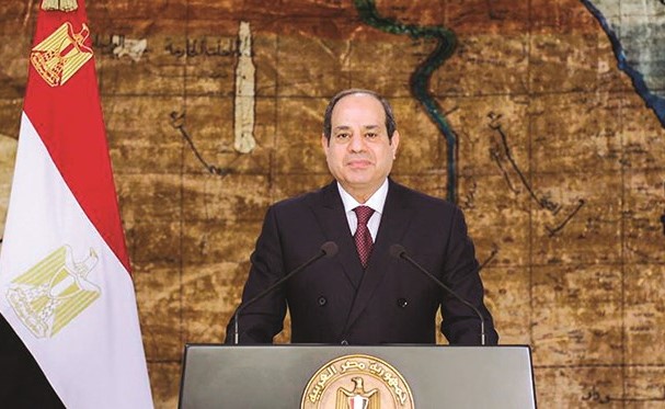 الرئيس عبدالفتاح السيسي خلال إلقاء كلمة بمناسبة الذكرى 40 لتحرير سيناء