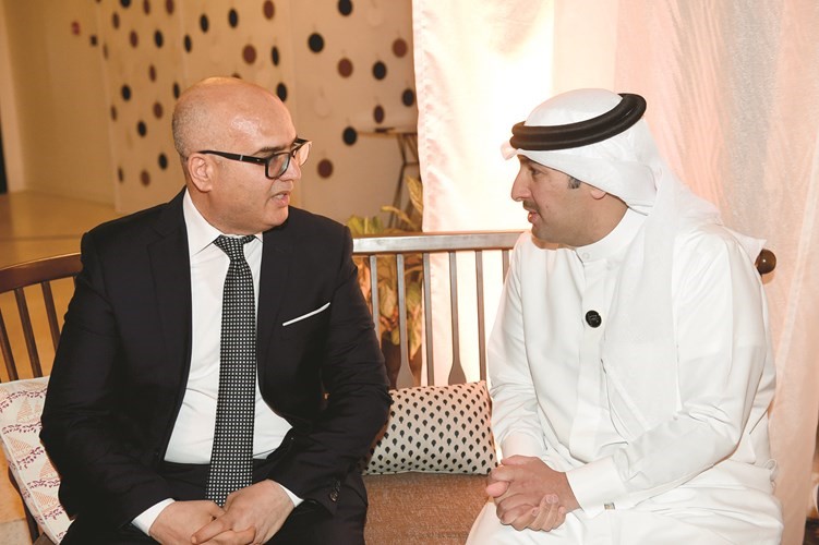 السفير التونسي الهاشمي عجيلي مع ناصر الحربي