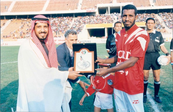 محمد فليطح الشمري إداري رياضي في مهرجان اعتزال اللاعب ربيع ياسين