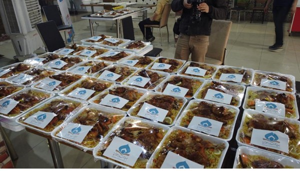 جمعية المنابر القرآنية وزعت 75886 وجبة افطار وسلال غذائية خلال رمضان