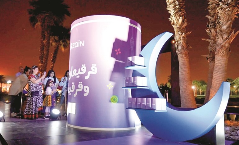 زين احتفت بالقرقيعان مع الأطفال وعائلاتهم