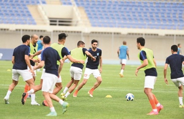  جانب من تدريب كاظمة عقب العودة من الراحة