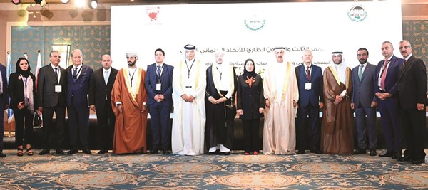 رؤساء المجالس العربية والخليجية المشاركة في المؤتمر الطارئ للاتحاد البرلماني العربي بالقاهرة