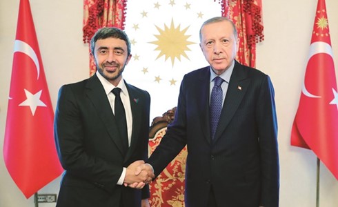 تركيا والإمارات تتفقان على دعم أمن واستقرار المنطقة