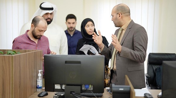 جانب من تدشين النظام الجديد