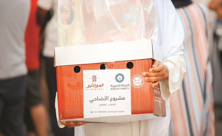 توزيع الأضاحي داخل الكويت
