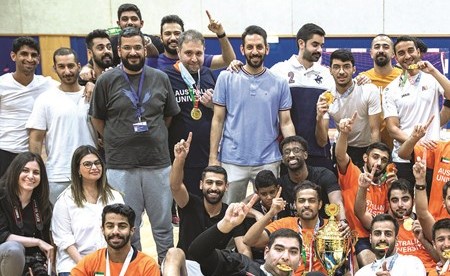 تتويج الجامعة الأسترالية بلقب بطولة الاتحاد الرياضي الجامعي