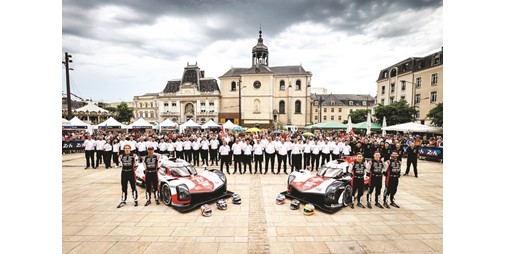 Toyota celebrates historic victory in Le Mans