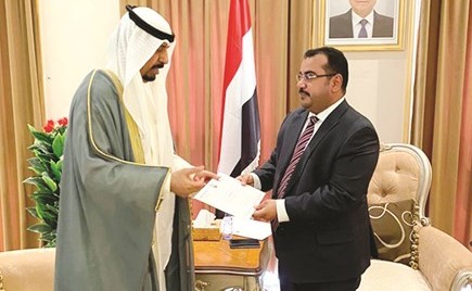 رسالتان من الأمير وولي العهد إلى الرئيس اليمني