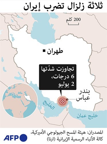 بالفيديو.. سلسلة زلازل قوية تضرب جنوب إيران.. والقتلى والجرحى بالعشرات