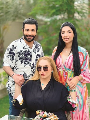 ميثم بدر مع ميس كمر في مسلسل دافي الشعور